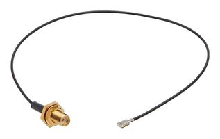 MOLEX 73230-6130.. SMA BULKHEAD IP68 JACK-TO-I-PEX MHF I LK PLUG, 1.37MM CABLE DIAMETER, 305.00MM CABLE LENGTH, 50 OHMS