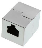 L-COM EC-C6-S. COUPLER, RJ45 JACK, 8P8C, CAT6, SHLD