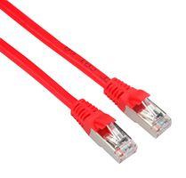 AMPHENOL CABLES ON DEMAND MP-6ARJ45SNNR-030 PATCH CABLE, RJ45 PLUG, 30 , RED