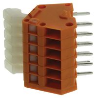 WAGO 0233-0506 TERMINAL BLOCK, PCB, 6 POSITION, 28-20AW