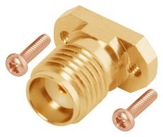 AMPHENOL SV MICROWAVE 2921-40049-1S RF COAXIAL, SMA JACK, 50 OHM, PANEL