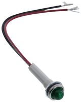 WAMCO WL-6091M5-24V PANEL MOUNT INDICATOR, LED, 9.65MM, GREE
