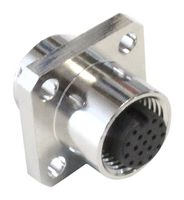BULGIN LIMITED PXMBNI12FLF17AFLFFL001. SENSOR CORD, 17P M12 RCPT-FREE END, 3.9"