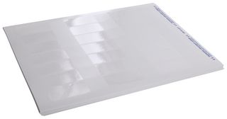 BRADY LAT-19-361-1. LABELS, SELF-LAM, LASER PRINT, 25.4MM W,