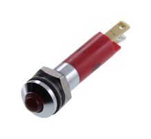 VCC / VISUAL COMMUNICATIONS COMPANY 19040253 INDICATOR, LED PANEL MNT, 5MM, RED, 12V