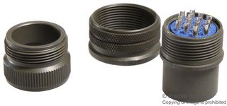 AMPHENOL INDUSTRIAL MS3106A20-27P. CIRCULAR CONNECTOR PLUG SIZE 20, 14 POSI