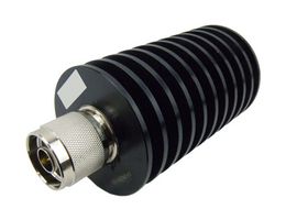 FAIRVIEW MICROWAVE SA3N512-20 20 DB FIXED ATTENUATOR N MALE PLUG TO N FEMALE JACK UP TO 3 GHZ RATED TO 50 WATTS,HEATSINK BODY,1.15 VSWR 98AK3810