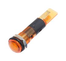 MALLORY SONALERT FL1P-8NJ-1-Y24V LED YEL 8MM NUT 24VAC/DC STK £