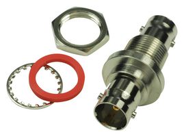 AMPHENOL RF 112434 ADAPTER, COAXIAL, BNC JACK-JACK, 75OHM