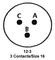 ITT CANNON MS3126E12-3PY