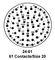 ITT CANNON MS3120F24-61PZ