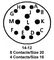 ITT CANNON MS3122E14-12SX