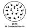 ITT CANNON KPSE06J20-16P