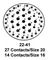 ITT CANNON KPT06B22-41S