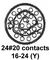 CINCH CONNECTIVITY SOLUTIONS BACC45FN16-24P8