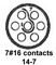 CINCH CONNECTIVITY SOLUTIONS BACC63BP14C7SN