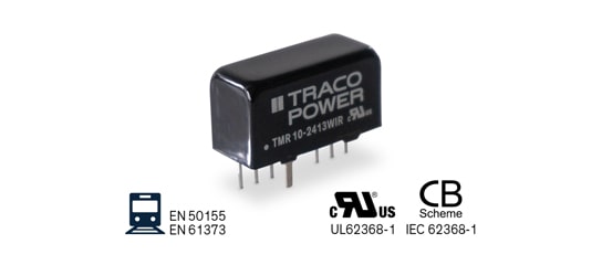 TRACOPOWER- 10 Watt Railway Approved DC/DC Converter